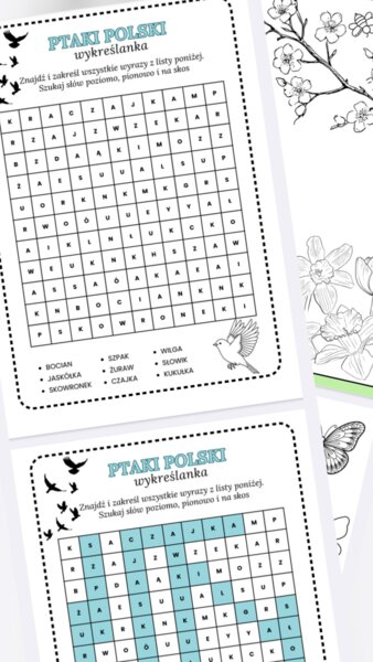 Wiosenne karty pracy