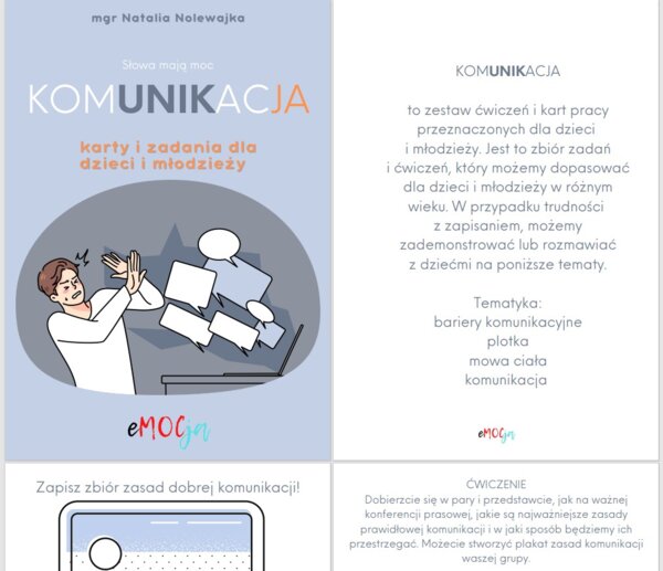 KOMUNIKACJA KARTY DLA DZIECI I MŁODZIEŻY