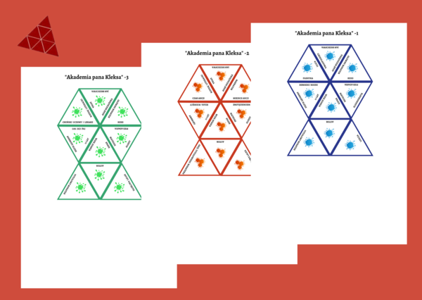 "Akademia pana Kleksa" – TRIMINO 9 elementów