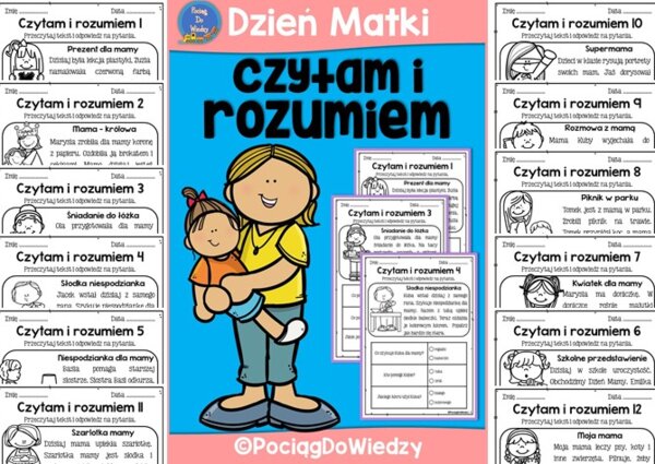 Dzień Matki - czytam i rozumiem
