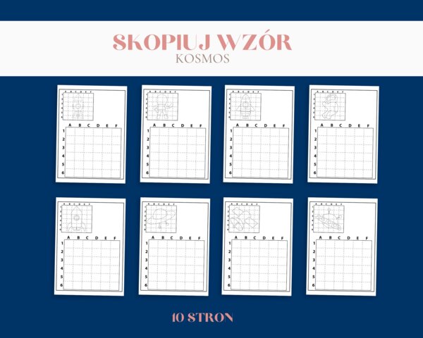 Skopiuj wzór KOSMOS 10 stron