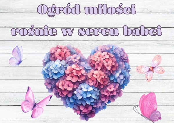 OGRÓD MIŁOŚCI - GAZETKA - DEKORACJA