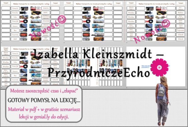 Pomysł na lekcję/karta pracy/stacje zadaniowe/notatki/ materiał do lekcji do tematu „Wpływ transportu na rozwój przemysłu i usług” w pdf. W gratisie niekomercyjny scenariusz lekcji/pomysł na lekcję w programie genial.ly do edycji. Geografia 7. Usługi w P