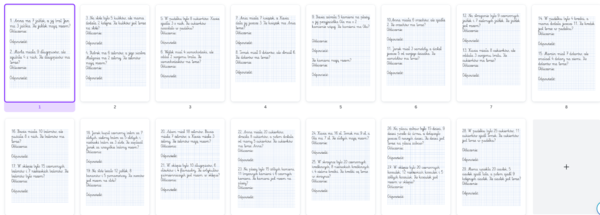 Zadania tekstowe w zakresie 10/20/30 dodawanie i odejmowanie