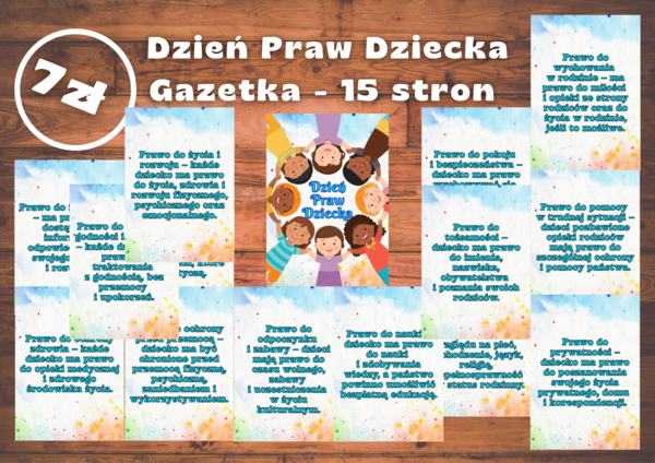 Dzień Praw Dziecka - Gazetka z prawami