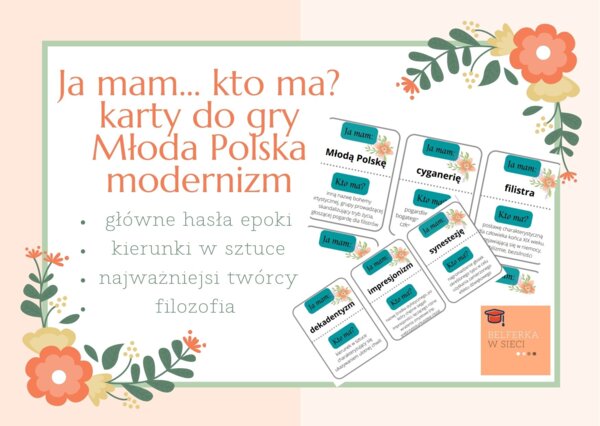 Ja mam... Kto ma? Młoda Polska, modernizm