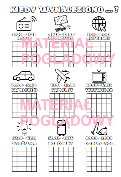 Odejmowanie sposobem pisemnym - karta pracy klasy 4, 5, 6