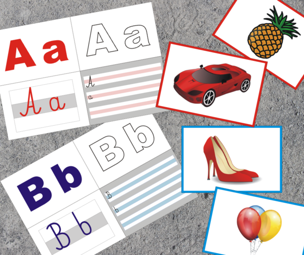 Litery - nauka czytania i pisania