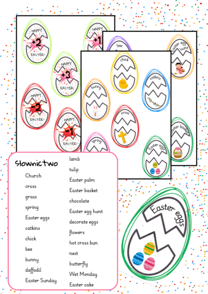 EASTER EGG HUNT (memory, kaboom)