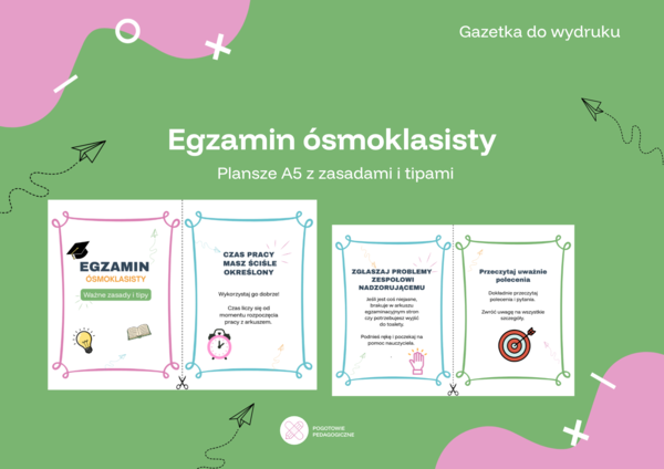 Gazetka dla ósmoklasistów- zasady i tipy