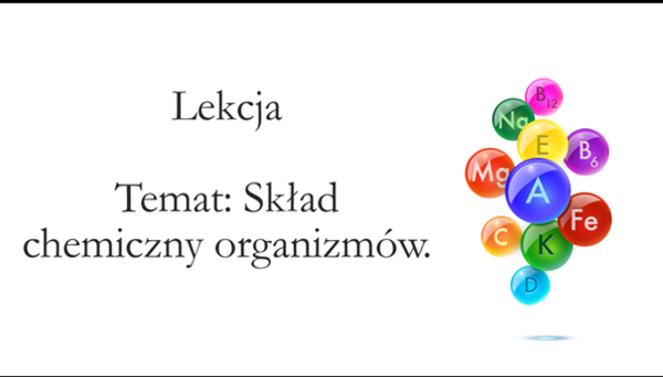 Liceum klasa 1 (zakres rozszerzony) - Skład chemiczny organizmów - prezentacja