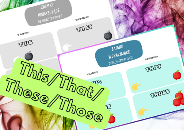 Język angielski - This/That/These/Those