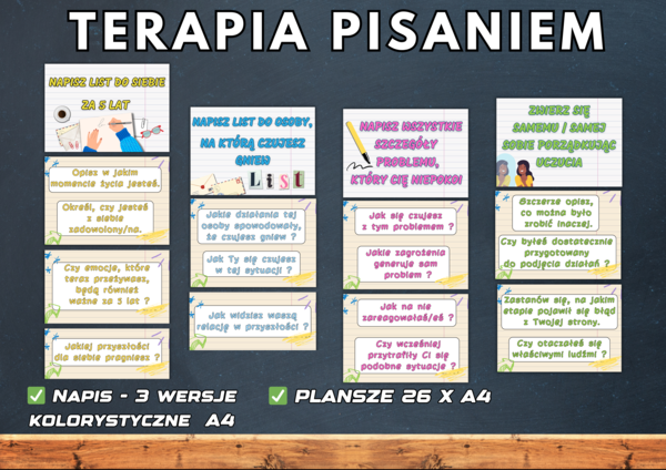 Gazetka szkolna - TERAPIA PISANIEM