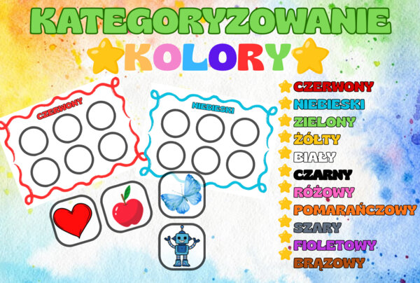 KATEGORYZOWANIE - KOLORY