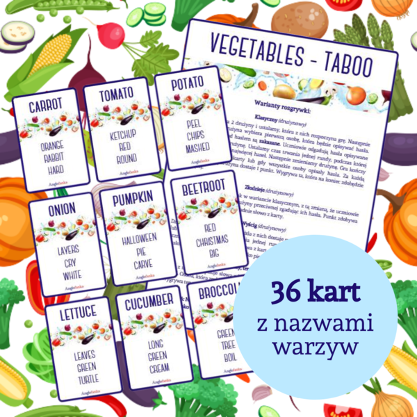 Vegetables - Taboo | 36 kart