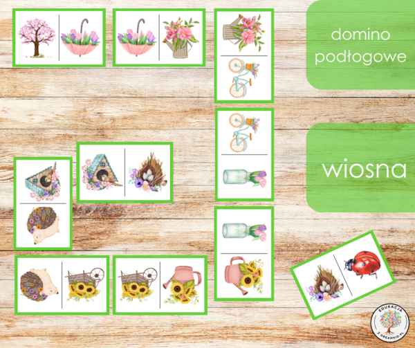 Domino podłogowe - wiosna