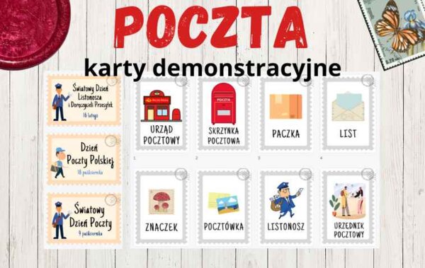 POCZTA - karty demonstracyjne