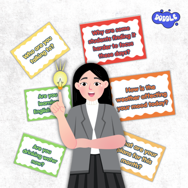 Present Continuous - Speaking Flashcards