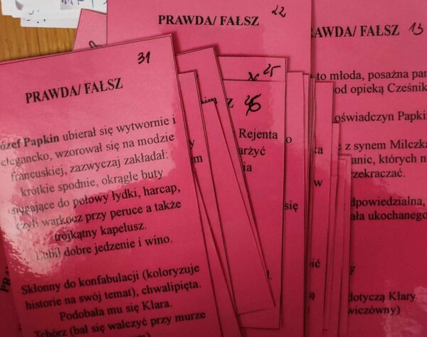 Zemsta- Prawda/Fałsz