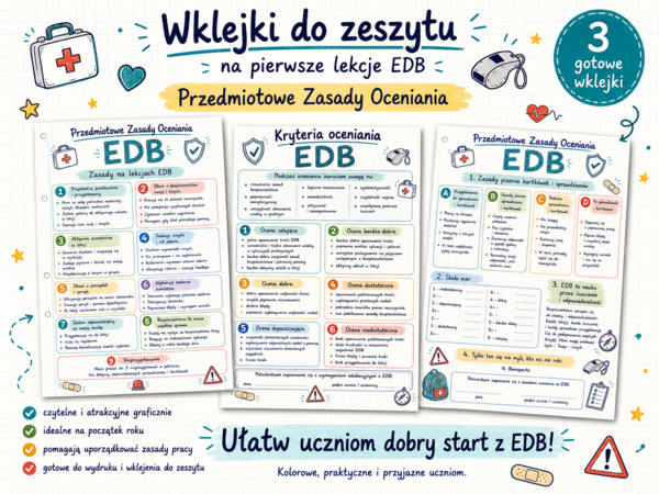 Przedmiotowe Zasady Oceniania – edukacja dla bezpieczeństwa | gotowe materiały