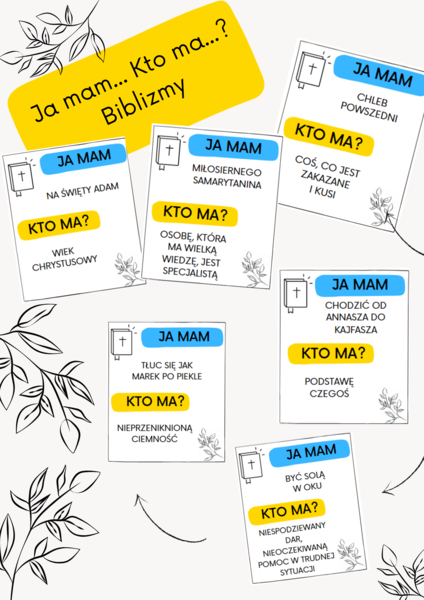 Ja mam, kto ma? Biblizmy