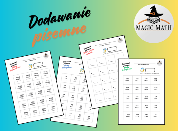 Dodawanie sposobem pisemnym