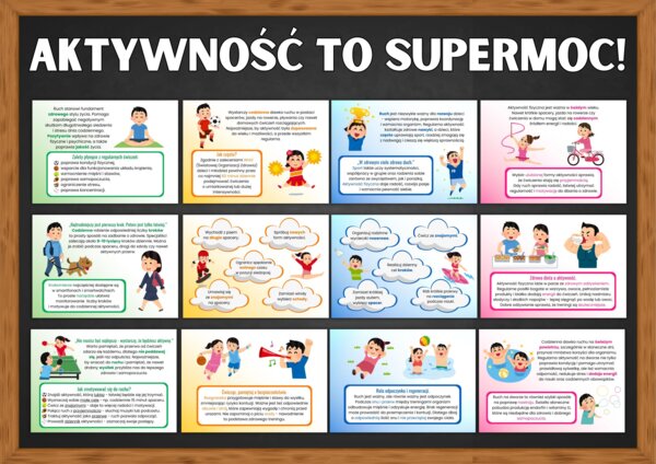AKTYWNOŚĆ TO SUPERMOC! - materiał edukacyjny promujący zdrowy styl życia