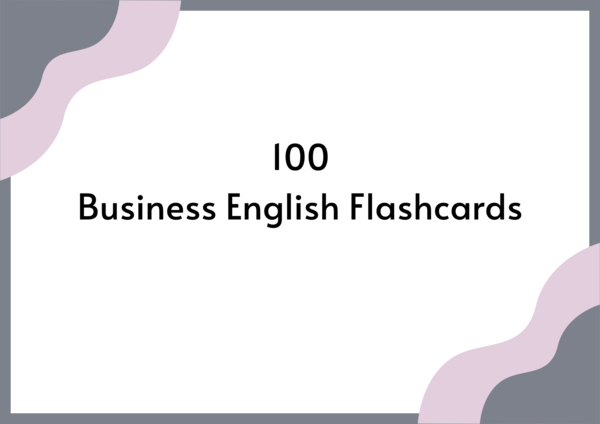 100 Business English Flashcards – Fiszki