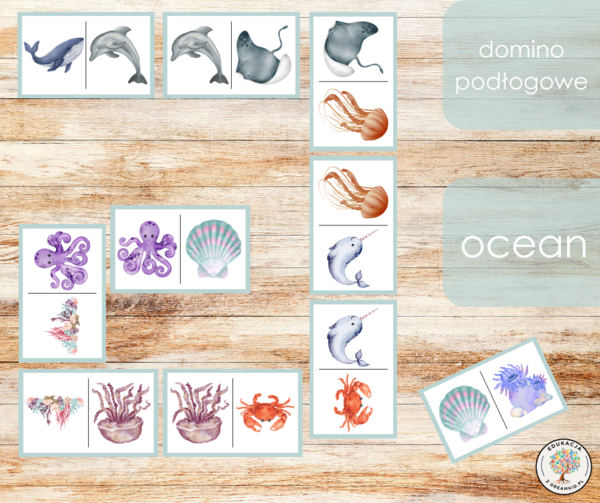 Domino podłogowe - ocean