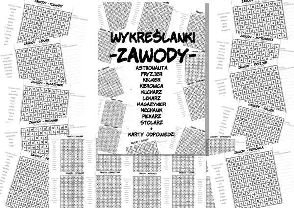 Wykreślanki - ZAWODY
