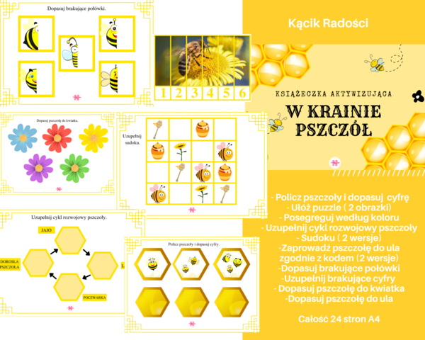 W krainie pszczół - książeczka