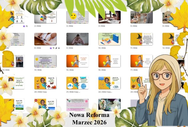 Zajęcia organizacyjne bez nudy. Zasady współpracy, zabawa w stacjach zadaniowych, escape room - w genially do edycji. Scenariusz pierwszej lekcji przyrody w klasie 4. "Odkrywam przyrodę".
