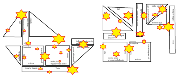 Tangram "Czerwone Krzesło"