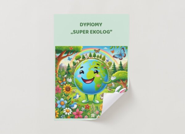 Dyplomy. Akcje ekologiczne. Sprzątanie świata. Sadzenie drzew