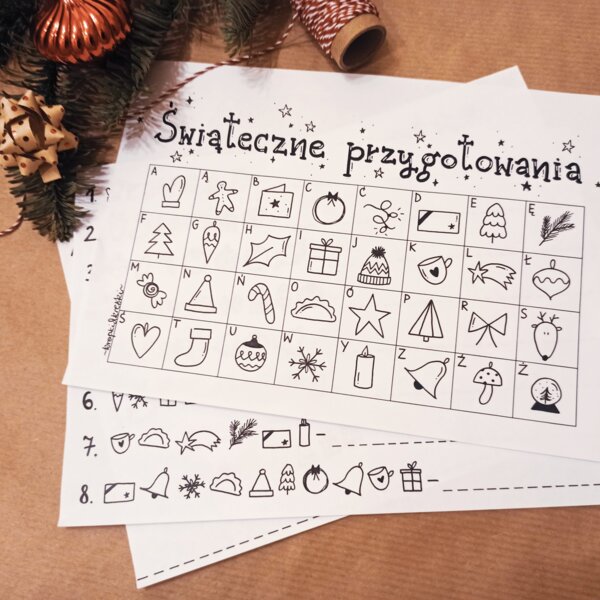 "ŚWIĄTECZNE PRZYGOTOWANIA" - zaszyfrowane hasła