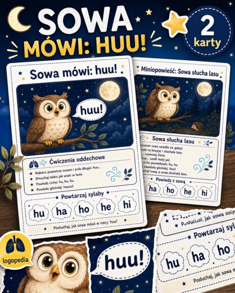 Sowa mówi: huu!