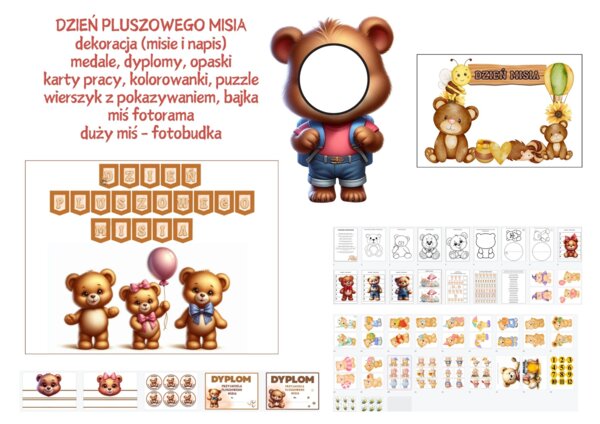 DZIEŃ PLUSZOWEGO MISIA zestaw (pdf)