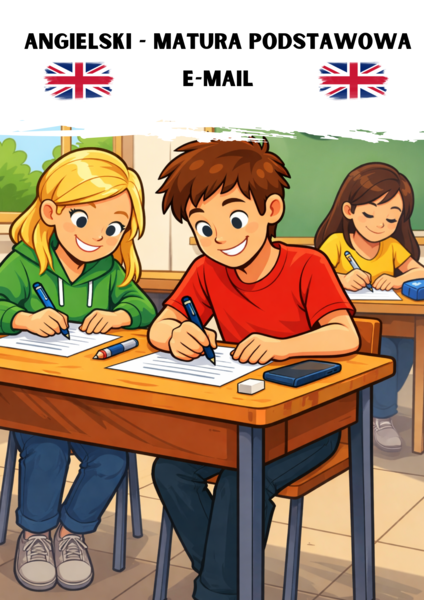 Angielski - Matura PODSTAWOWA E-MAIL 56 różnych tematów