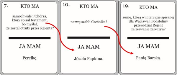 Kto ma? ”Zemsta” Aleksandra Fredry – quiz karciany