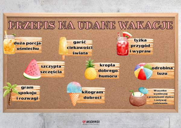 Materiały na gazetkę wakacje