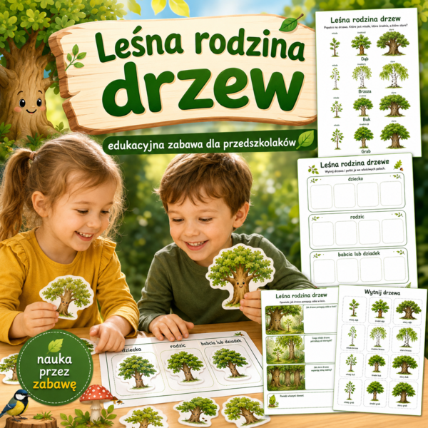 Leśna rodzina drzew