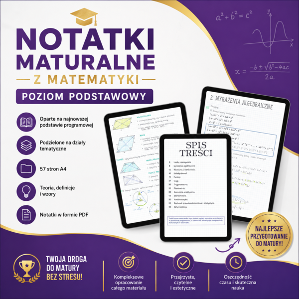 Notatki maturalne z matematyki 2027 - Podstawa