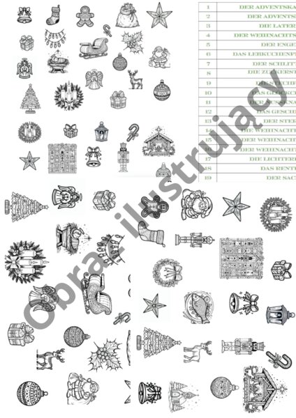 Adwentowy Kalendarz Kolorowania: Kreatywna Droga do Świąt!