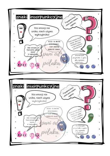 Notatka graficzna-INTERPUNKCJA