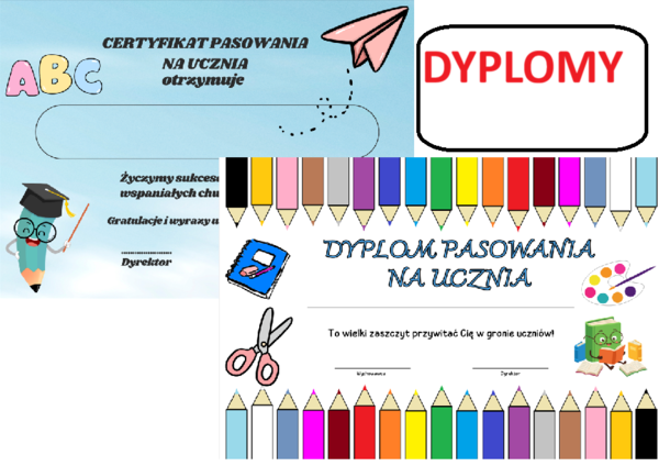 Dyplom pasowania na ucznia