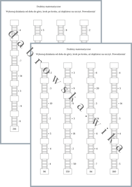 Drabiny matematyczne