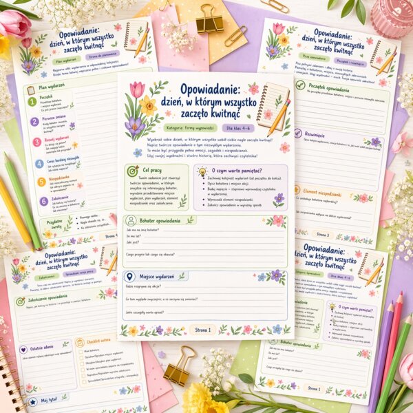 Opowiadanie: dzień, w którym wszystko zaczęło kwitnąć