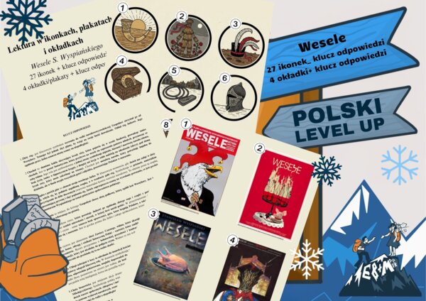 Wesele  w ikonografii (27 ikonek, 4 plakaty+ klucz odpowiedzi)_Polski Level Up