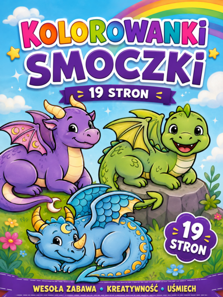 Kolorowanki SMOCZKI.