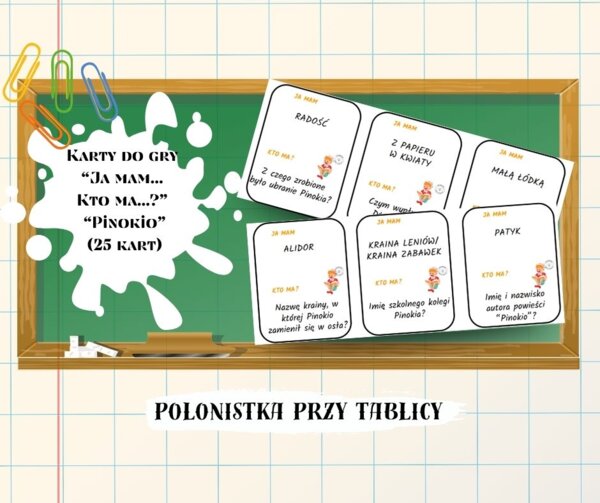 Gra „Ja mam…Kto ma…” „PINOKIO”